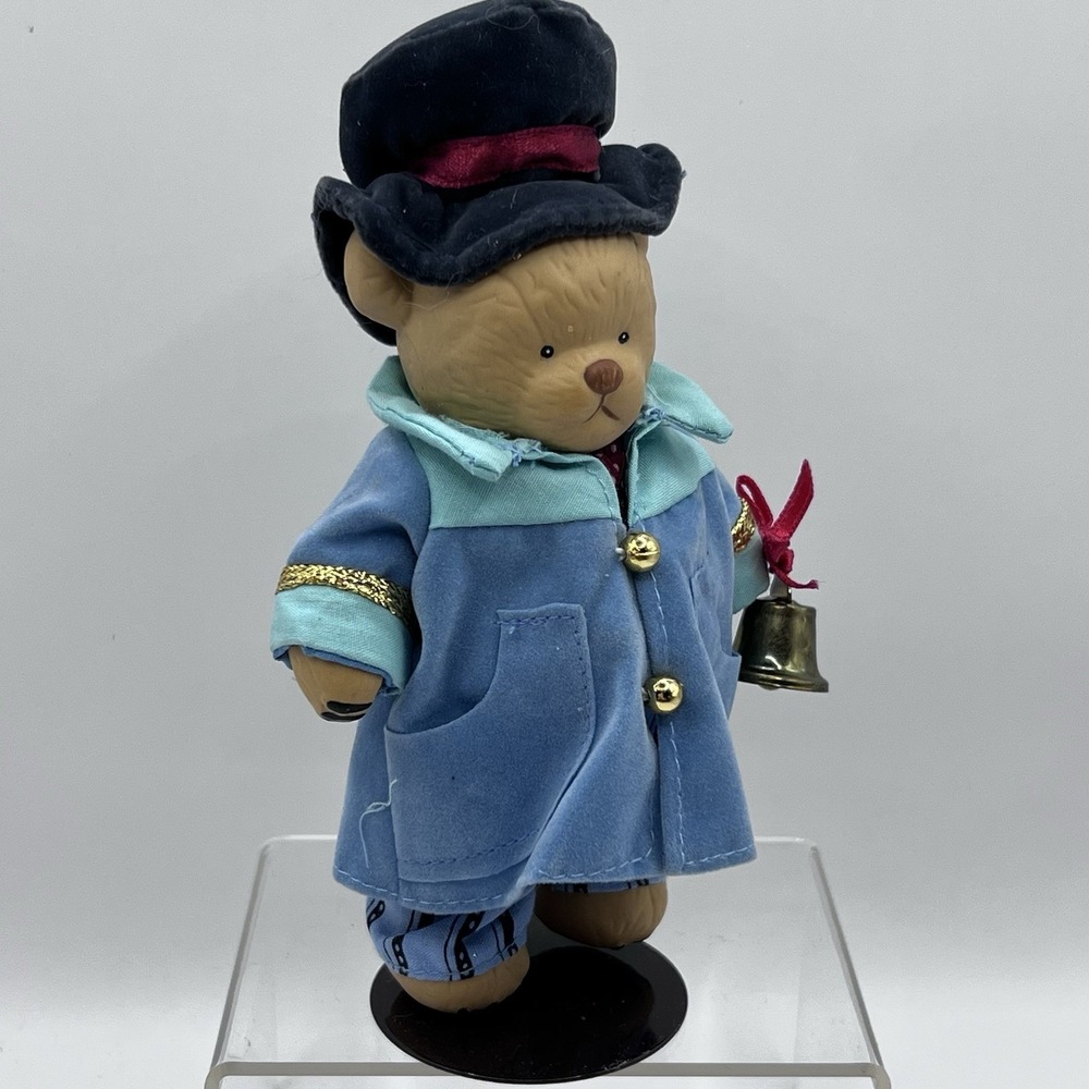 RARE The O'Bear Family Porcelain 4" Teddy Bear Jointed At Arms & Legs 1997 Anco - Picture 2 of 5